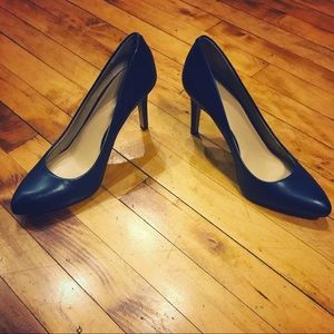 Ann Taylor - Navy Blue Heels - Size 9M